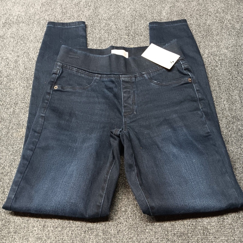 NWT Universal Thread Pants Women 0 / 25 R‎ Dark Blue Skinny Jegging